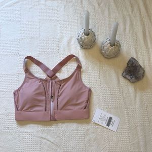 Fabletics Zoe Zip-Up High Support Sport Bra